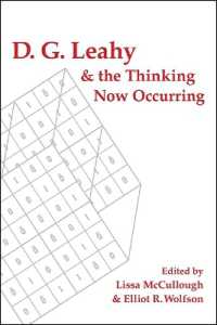 D. G. Leahy and the Thinking Now Occurring (Suny series in Theology and Continental Thought)