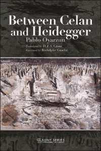 Between Celan and Heidegger (Suny series, Literature . . . in Theory)