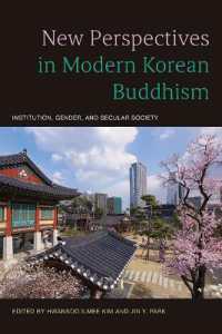 New Perspectives in Modern Korean Buddhism : Institution, Gender, and Secular Society