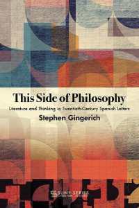 This Side of Philosophy : Literature and Thinking in Twentieth-Century Spanish Letters (Suny series, Literature... in Theory)