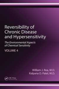 Reversibility of Chronic Disease and Hypersensitivity, Volume 4 : The Environmental Aspects of Chemical Sensitivity