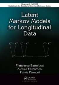 Latent Markov Models for Longitudinal Data (Chapman & Hall/crc Statistics in the Social and Behavioral Sciences)