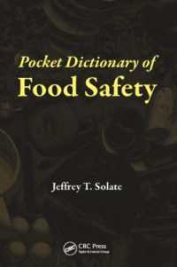 食品安全性ポケット辞典<br>Pocket Dictionary of Food Safety