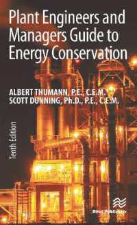 Plant Engineers and Managers Guide to Energy Conservation （10TH）
