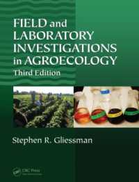 農業生態学のフィールド・実験調査法（テキスト・第３版）<br>Field and Laboratory Investigations in Agroecology （3RD）