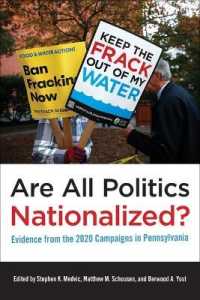 Are All Politics Nationalized? : Evidence from the 2020 Campaigns in Pennsylvania