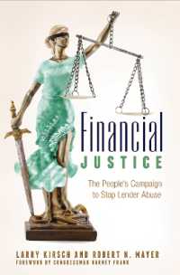 Financial Justice : The People's Campaign to Stop Lender Abuse