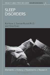 Sleep Disorders : Elements, History, Treatments, and Research (Health and Psychology Sourcebooks)