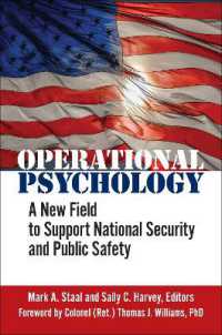 Operational Psychology : A New Field to Support National Security and Public Safety