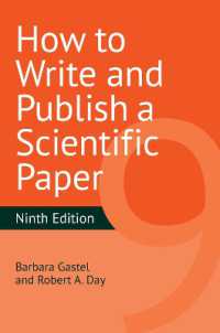 科学論文執筆・出版作法（第９版）<br>How to Write and Publish a Scientific Paper （9TH）