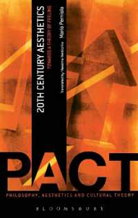 ２０世紀の美学（英訳）<br>20th Century Aesthetics : Towards a Theory of Feeling (Philosophy, Aesthetics and Cultural Theory)