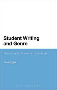 Student Writing and Genre : Reconfiguring Academic Knowledge