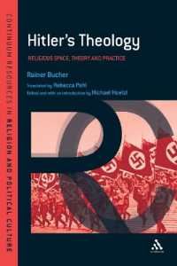 ヒトラーの神学（英訳）<br>Hitler's Theology : A Study in Political Religion (Continuum Resources in Religion and Political Culture)