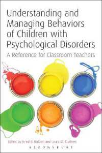 Understanding and Managing Behaviors of Children with Psychological Disorders : A Reference for Classroom Teachers