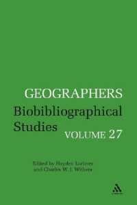 Geographers : Biobibliographical Studies, Volume 27 (Geographers)