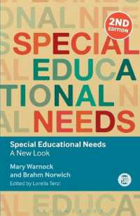 特別な教育的ニーズ（第２版）<br>Special Educational Needs : A New Look (Key Debates in Educational Policy) （2ND）
