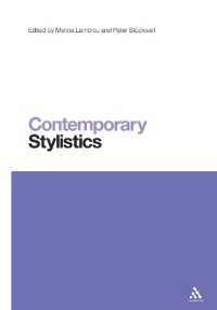 今日の文体論<br>Contemporary Stylistics (Contemporary Studies in Linguistics)
