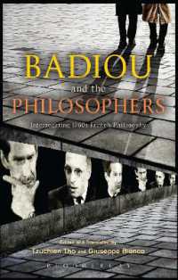 バディウと哲学者たち（英訳）<br>Badiou and the Philosophers : Interrogating 1960s French Philosophy
