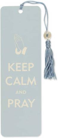 Keep Calm and Pray Beaded Bookmark （NOV）