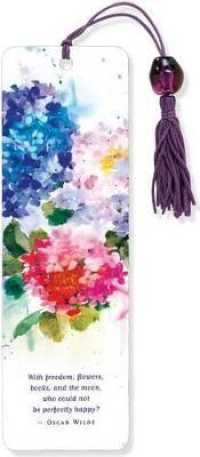 Hydrangeas Beaded Bookmark