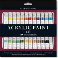 Studio Series Acrylic Paint Set, 24 Colors (Studio) （BOX）