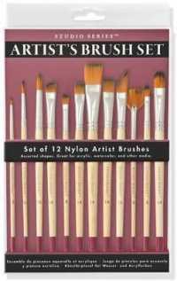 Studio Series Artist's Paintbrush Set : 12 Professional-quality Brushes
