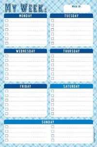 My Week Daily Planner and Note Pad （NPD）