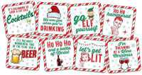 Holiday Coasters 8-piece Set