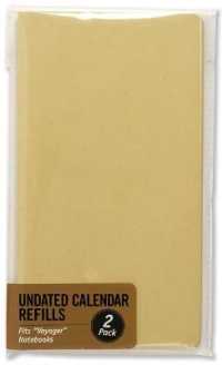 Voyager Undated Calendar Refill