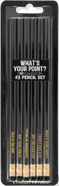 What's Your Point? Pencil Set Set of 6 （PEN）