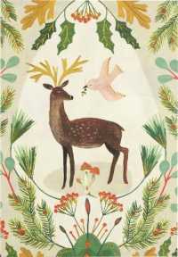 Deer & Dove Small Holiday Cards （BOX GCR）