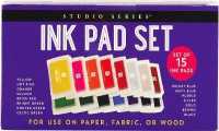 Studio Series Ink Pad Set 15 Colors