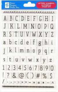 Letters， Numbers & Symbols Clear Stamp Set