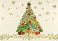 Festive Evergreen Holiday Cards （BOX GCR DL）