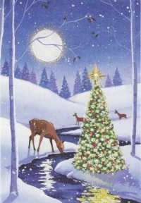 Tranquil Stream Small Holiday Cards （BOX GCR）