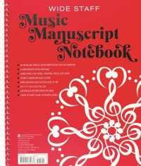 Music Manuscript Notebook (Wide Staff)