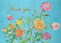 Garden Blooms Thank You Notes (14 Cards, 15 Self-Sealing Envelopes)