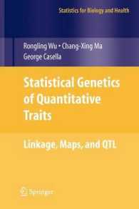 Statistical Genetics of Quantitative Traits : Linkage, Maps and Qtl (Statistics for Biology and Health)