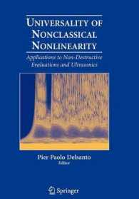 Universality of Nonclassical Nonlinearity : Applications to Non-destructive Evaluations and Ultrasonics