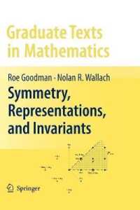 Symmetry, Representations, and Invariants (Graduate Texts in Mathematics)