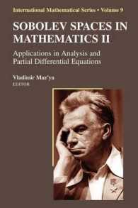 Sobolev Spaces in Mathematics 2 : Applications in Analysis and Partial Differential Equations