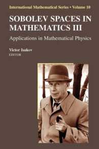 Sobolev Spaces in Mathematics 3 : Applications in Mathematical Physics