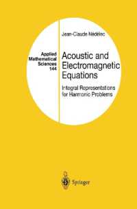 Acoustic and Electromagnetic Equations : Integral Representations for Harmonic Problems (Applied Mathematical Sciences)