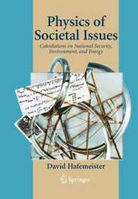 Physics of Societal Issues : Calculations on National Security, Environment, and Energy