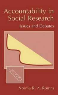 Accountability in Social Research : Issues and Debates