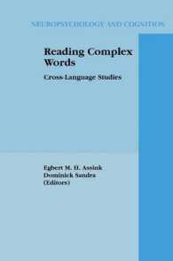 Reading Complex Words : Cross-language Studies (Neuropsychology and Cognition)