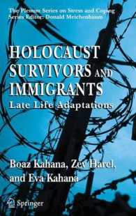Holocaust Survivors and Immigrants : Late Life Adaptations (Springer Series on Stress and Coping)