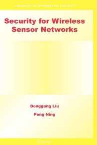 Security for Wireless Sensor Networks (Advances in Information Security)