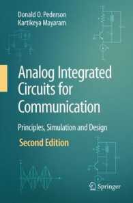 Analog Integrated Circuits for Communication : Principles, Simulation and Design （2ND）