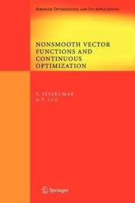 Nonsmooth Vector Functions and Continuous Optimization (Springer Optimization and Its Applications)